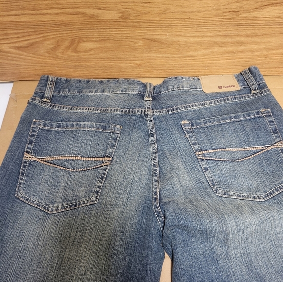 Carbon Blue/Tan Wash Skinny Jeans Men Size  36X34 - Picture 9 of 12